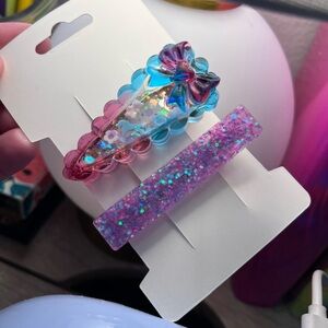 Blue/Pink Shaker Clip Set